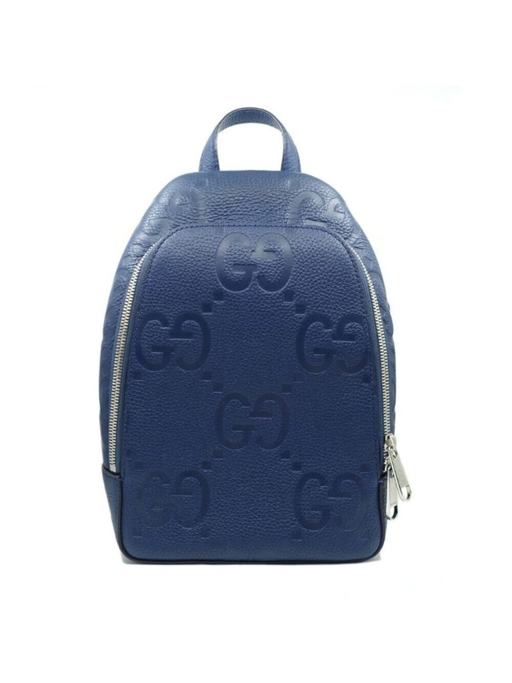 Gucci Cross Belt Bag Jumbo GG Navy Silver